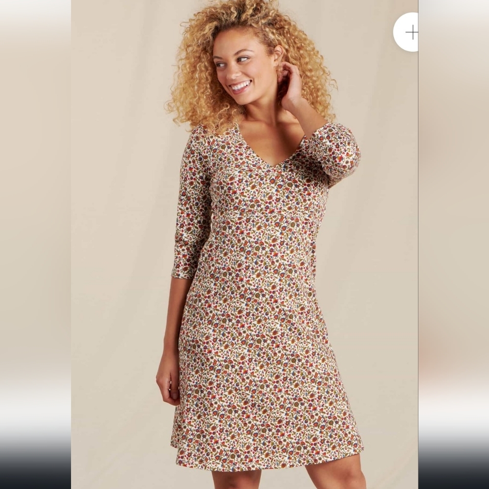 Toad&Co Floral Midi Dress - Multicolor